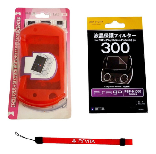 ¡¡¡ Kit Funda De Silicón, Mica Y Correa Para Psp Go !!!