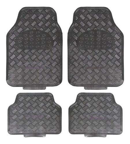 Tapetes 4pz Metalicos Fibra Carbono Chevrolet Tracker 2024