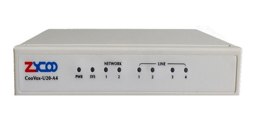 Central Telefonica Ip Zycoo U20 A4 4 Lineas Telefonicas