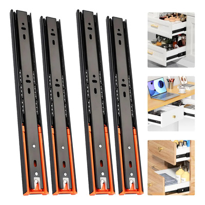 Corredera Rieles Para Cajones Extensión Amortiguador 50cm 4Pz, Corredera Para Cajones Telescópica, Para Todo Tipo De Cajones Domésticos Y Muebles De Oficina, Cajones De Teclados | MercadoLibre