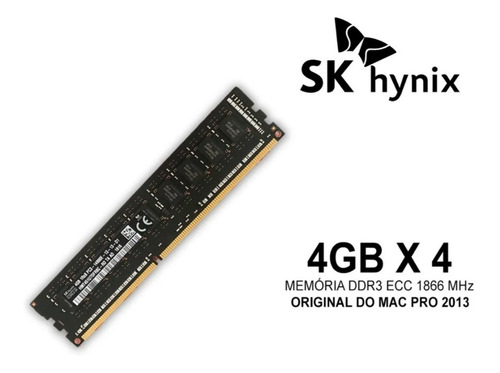4 Gb (4gb X 1) Memoria Ddr3 Ecc 1866 Mhz Orig. Mac Pro 2013