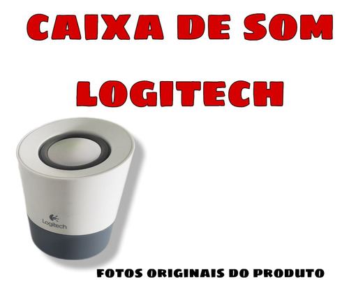 Caixa De Som Logitech Z50 Volume 5w (rms) Branca/cinza