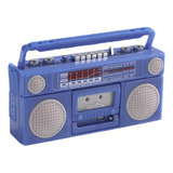 Grabador De Gramófono Realista, Tocadiscos De Casete, Azul