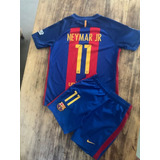 Conjunto Original De Neymar Del Barcelona Temporada 2016/17