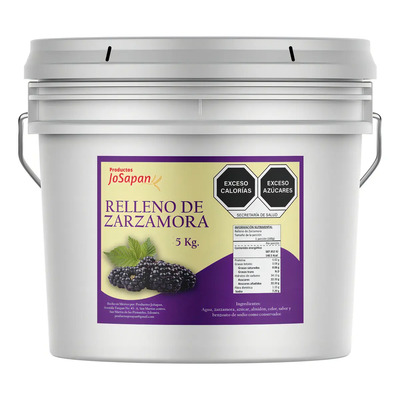 Relleno De Zarzamora, Cubeta Con 5 Kg | Envío gratis