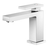 Misturador Monocomando Para Lavatório De Mesa New Edge Bica Acabamento Polido Cor Cromado