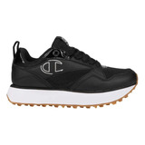 Tenis Casual Champion Dash Pilar Negro Mujer Original