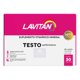 Lavitan Testo Feme Vitalidade Libido Apetite Sexual Para Mulher 30 Comprimidos Sabor Natural