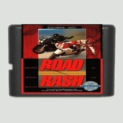 Road Rash 1 Motos Em Português Mega Drive Genesis Tectoy