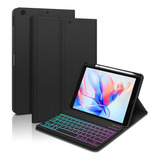 Funda Con Teclado Goojodoq / Para iPad 10.2 / Black