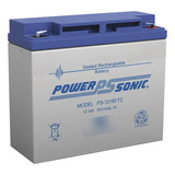 Power Sonic, Batería De Respaldo Ul De 12v 18ah, Ps-12180-f2