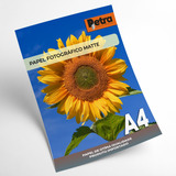 Papel Fotográfico Adesivo Matte (fosco)  Tam A4 128g  20 Fls