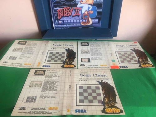 Master System Sega Chess Encarte Original