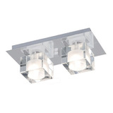 Lampara Aplique Plafon Techo Delta Ii Rectangular Led Living