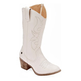 Bota Vaquera Con Bordado Mora 121926 Texana Rodeo Cowgirl