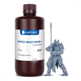 Resina 3d Uv Lavável Anycubic Water-wash Resin+ 1kg