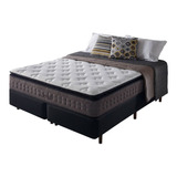 Conjunto Cama Box King Size Molas Ensacadas Nashville