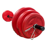 Set Body + Barra 1.20mts X 17kg Discos Lisos Premium Mr Gym