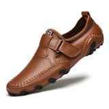 Zapatos Informales Cuero Hombre Mocasines Senderismo Caminar