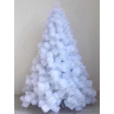 Árvore De Natal Pinheiro Luxo Branco 1.50m 260galhos Cheia