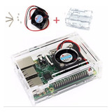 Case Acrilico Com Cooler Para Raspberry Pi 2 Pi 3 Pi2 Pi3