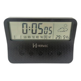 Despertador Digital Herweg 2986 - Alarme E Termômetro