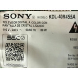 Botonera Sony Led Hdtv Kdl-40r455a