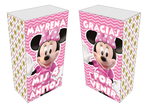 Bolsitas Golosineras Personalizadas Minnie X10