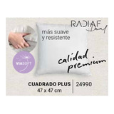 Relleno De Cojín Cuadrado Plus Víasoft Premium Vianney 47x47