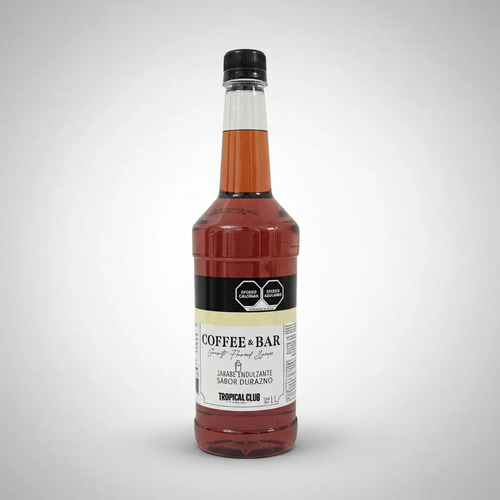 Jarabe De Durazno Tropical Club 1l Botella