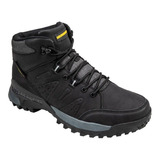 Bota Hiker Hummer 8556 Negro Caballero Senderismo Agujeta