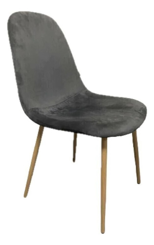 Silla Tulip Eames Con Almohadon Base De Madera Importada