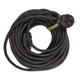 Extension Trifasica Cable 3x10 Encauchetado Por 5 Mts