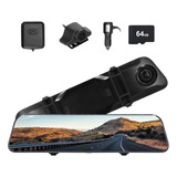 Cámara Táctil Dashcam Mirror Inch 12 4k Cam