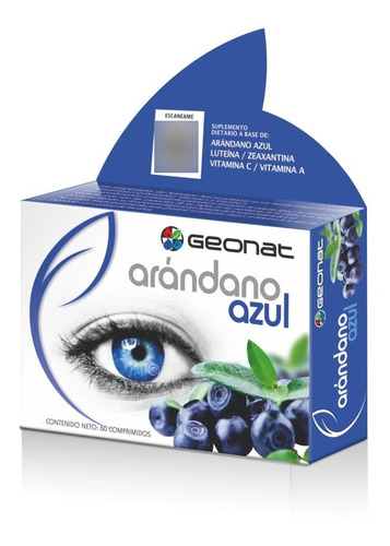 Protección Ocular- Arándano Azul (60 Comp) - Geonat