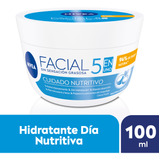 Crema Facial Nivea Cuidado Nutritivo 5 En 1  100 Ml