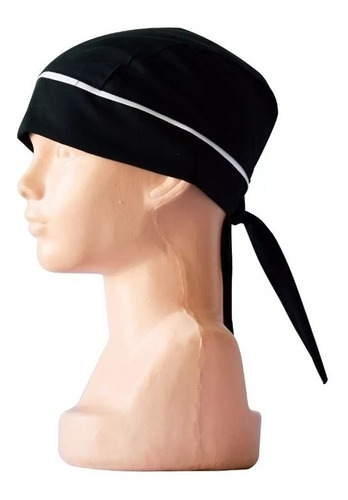 Gorro Chef Negro O Blanco Tipo Bucanero  Paliacate Varios Us