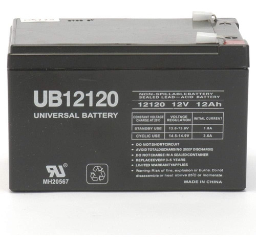 Ub12120 F2 Kid Trax 12 Voltios 12 Ah Batería Recargabl...