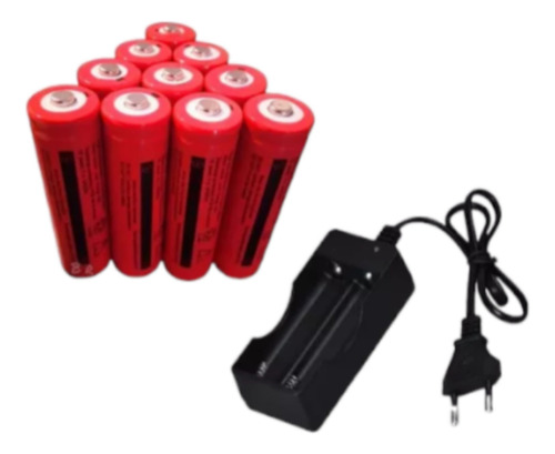 X20 Baterias 18650 Recargables 3.7v 8800mah Incluye Cargador