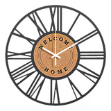 Reloj De Pared Grande De Metal De 40 Cm Home