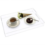 Bandeja De Cafe Acrilico 30x25cm Transparente Cristal