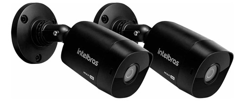 2 Câmeras Intelbras Vhd 1230 B Black 1080p 3.6mm Ip67
