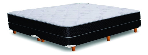 Sommier Y Colchon Cannon Platino 200x200 + Cubre + Almohadas