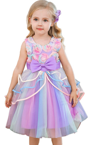 Vestido Ropa Elegante De Princesa Disfraz Para Bebé Niña