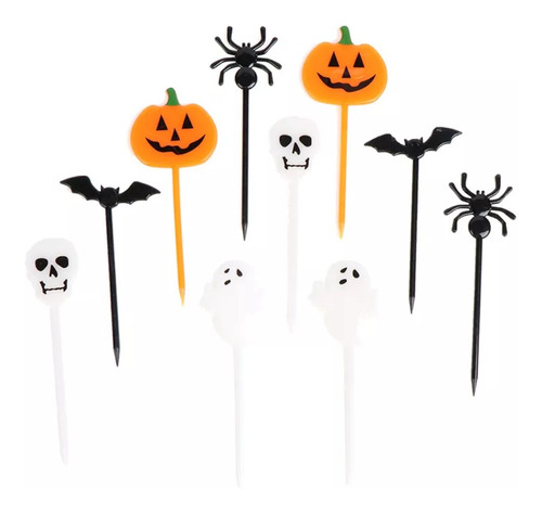 Pinchos Halloween Food Picks Decorativos Loncheras 