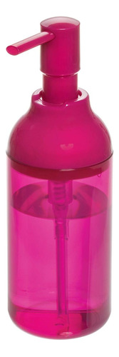 Idesign Finn Plastic Pump, Liquid Soap Dispenser Holds 12
