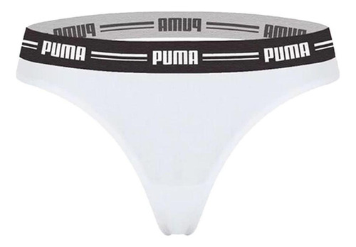 Calcinha Puma Fio Dental Feminino - Branco