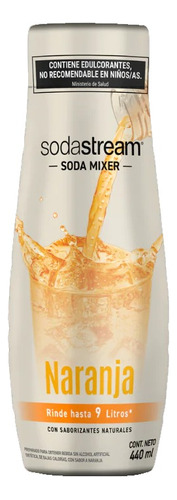 Soda Mixer Sodastream Zero Sabor Naranja Rinde 9 Litros