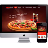 Site Para Pizzaria, Responsivo Pedidos On Line, Lanchonete