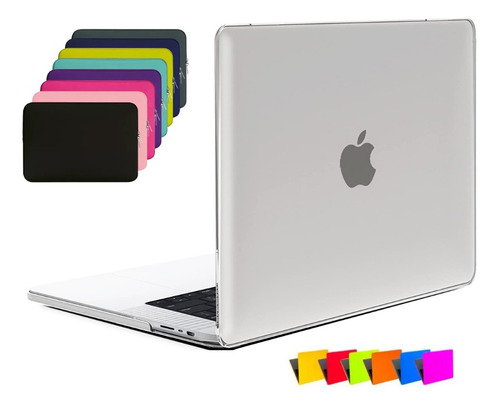 Kit Capa Case Macbook New Pro 14 A2779 M2 + Capa Neoprene